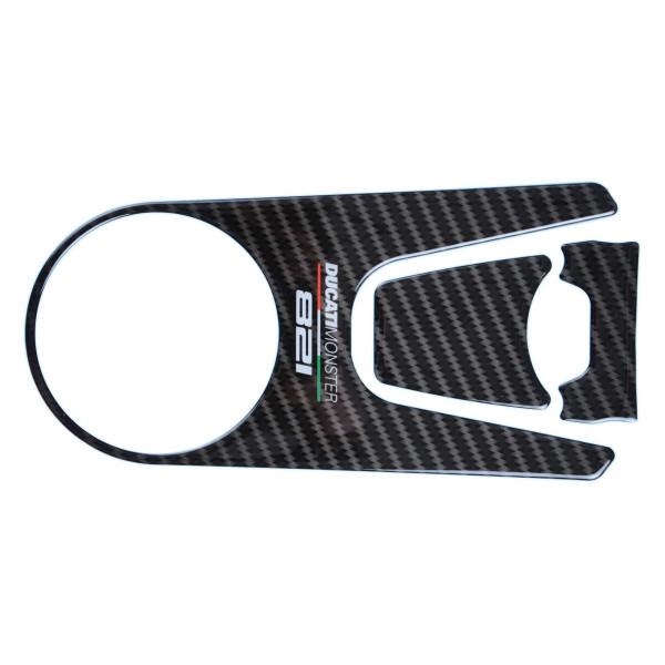 Red Dynamic Red Dynamic Carbon Fibre Yoke Pad for Ducati Monster 821